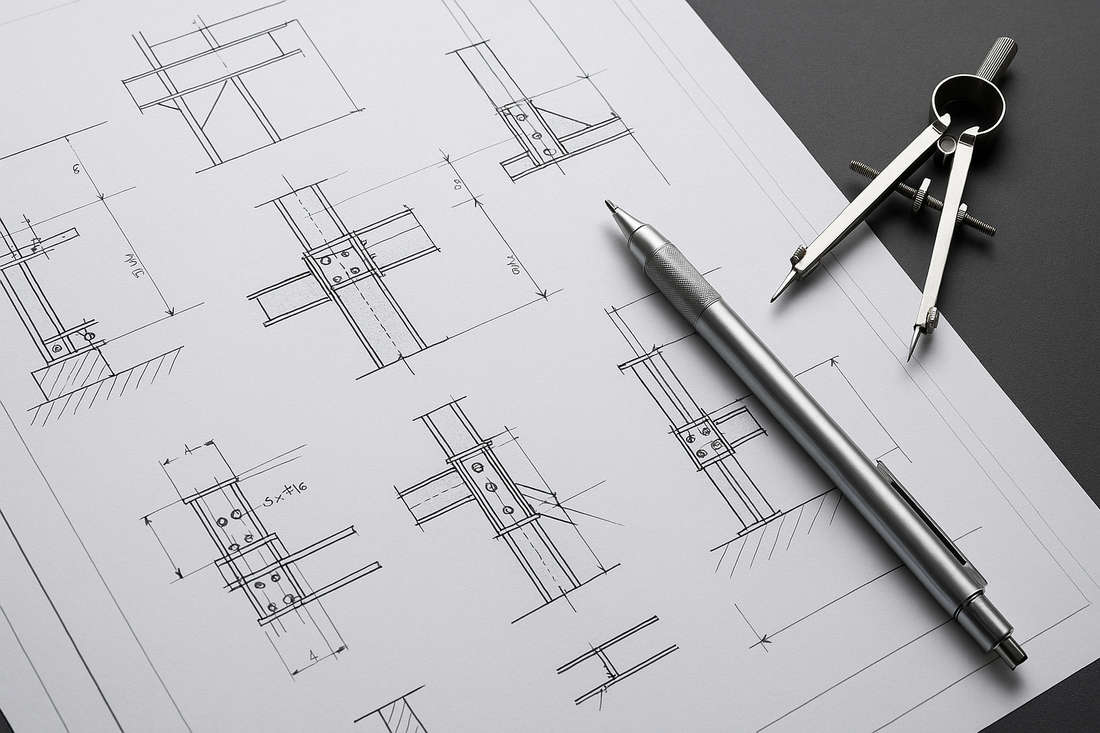 Steel CAD Details - 10 Essential Detailed Drawings for Structural Engineers