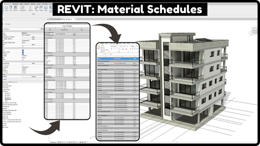 Creating Quantities Material Schedules with Revit – Bill of Quantities BOQ