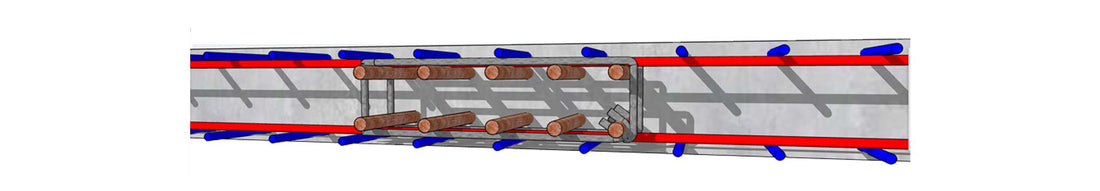 When and how to use reinforced concrete concealed hidden beams in slabs