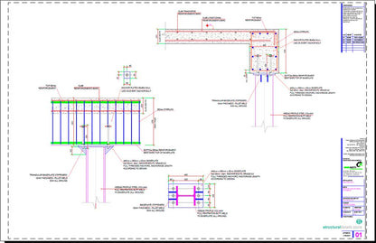 Reinforced Concrete Beam Direct Steel Column Exposed Support