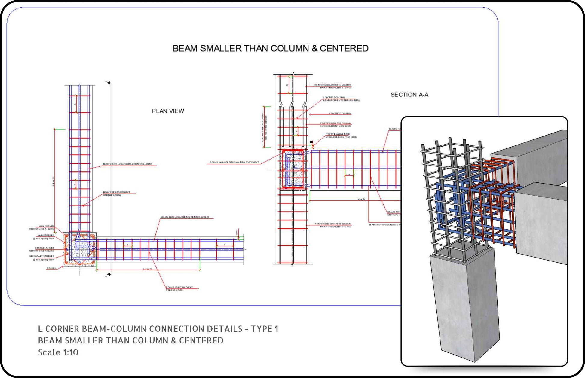Beam Column Reinforcement Details - The Best Picture Of Beam