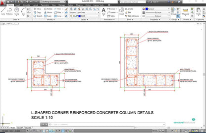 Complete Reinforced Concrete Columns Cross Section Details