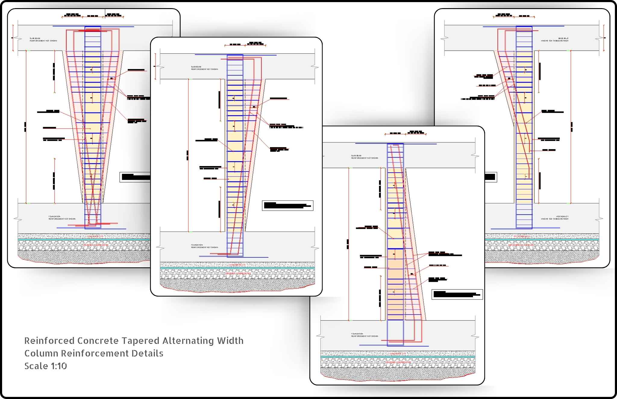 Concrete Column Detail Reinforced Concrete Columns CAD drawings - structuraldetails – Page 2