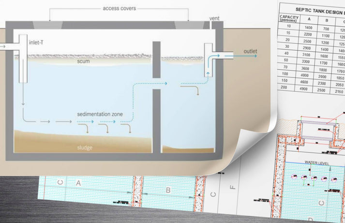 Septic Tank Rendering Septic Tank Reinforcement CAD Detail - structuraldetalis ...