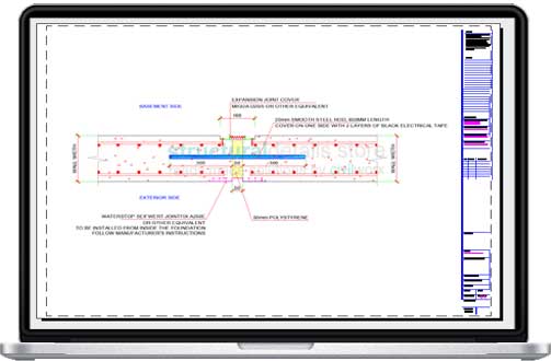 Basement Retaining Wall Expansion Joint Detail