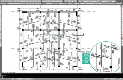 Reinforced Concrete Pitched Roof Bundled Construction Details