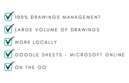 Drawing Registry and Distribution Management Excel Template