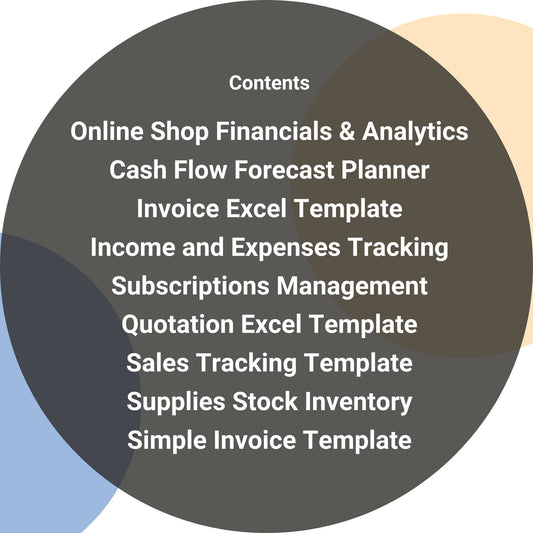 Ecommerce Bundle Excel Templates