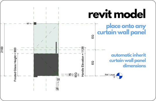 Frameless Curtain Wall Panel Glass Door