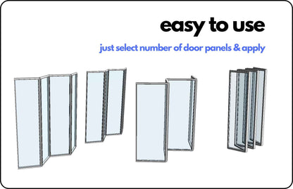 Fully Parametric Curtain Wall BiFold Doors Panels