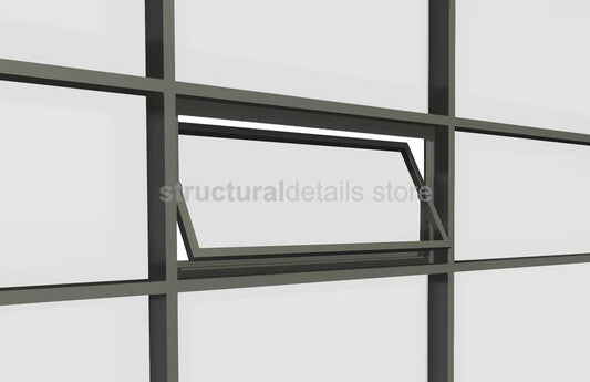 Curtain Wall Panel Pivot Window