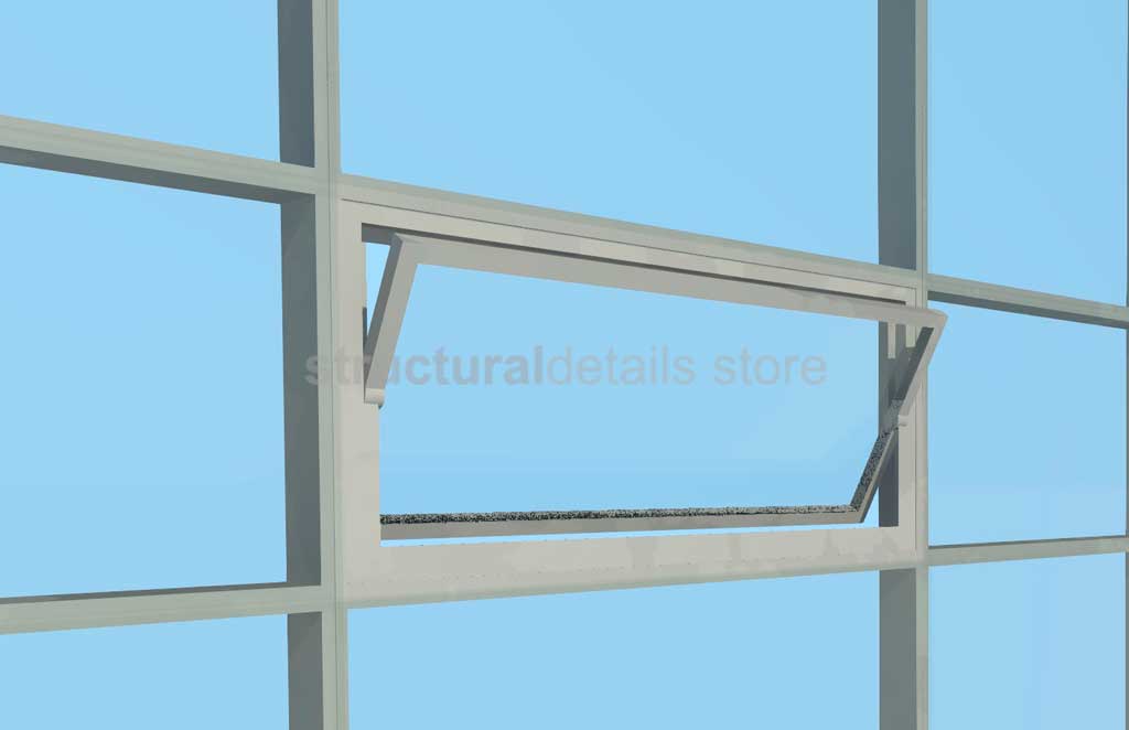 Curtain Wall Panel Pivot Window