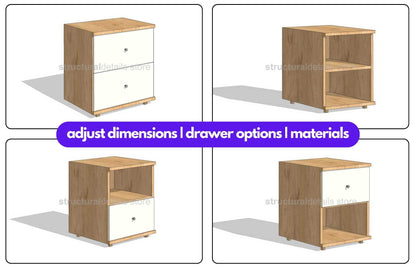 Bedside Table Night Stand