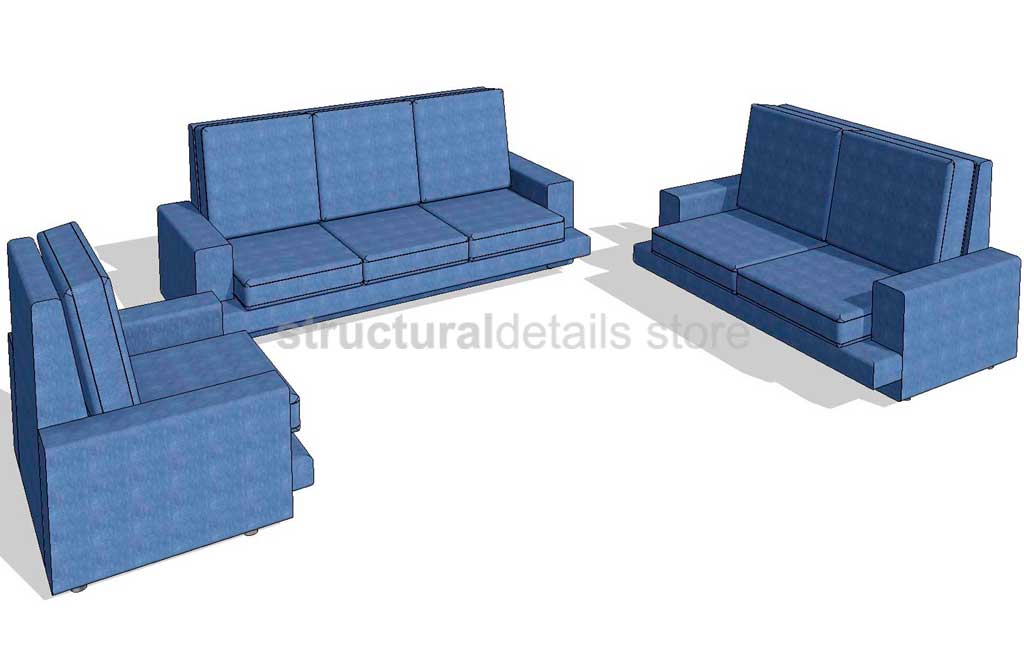 Sofa Armchair Parametric Family