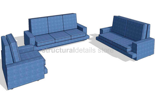 Sofa Armchair Parametric Family