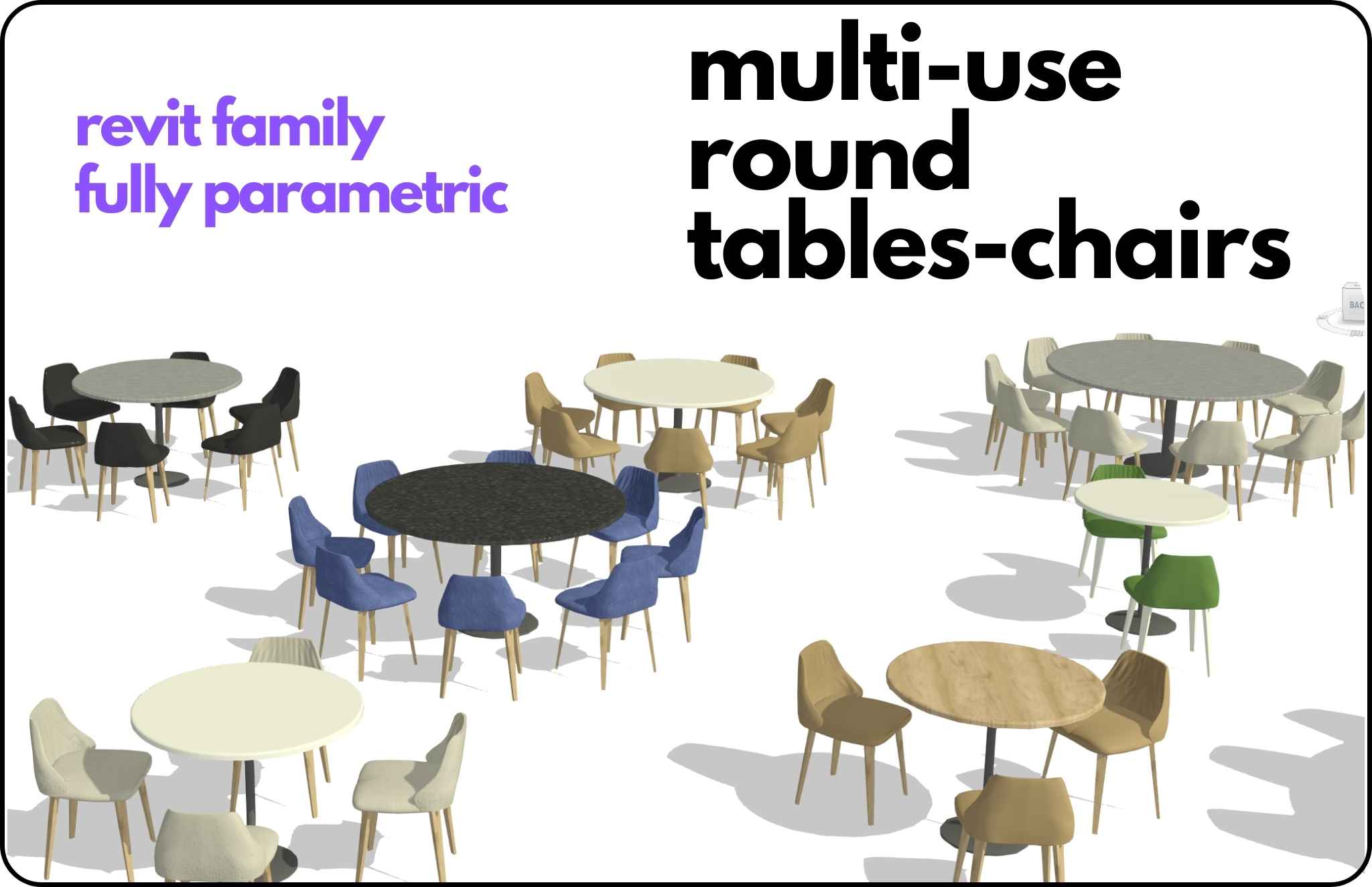 Restaurant Table Revit Family