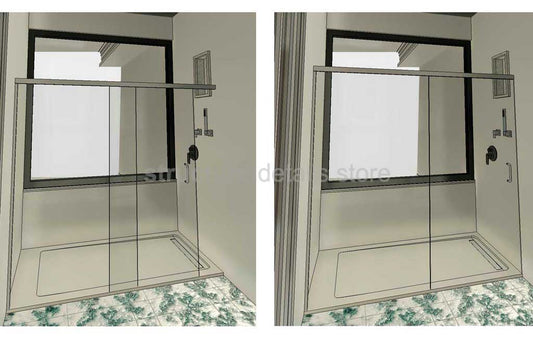 Shower Sliding Glass Door