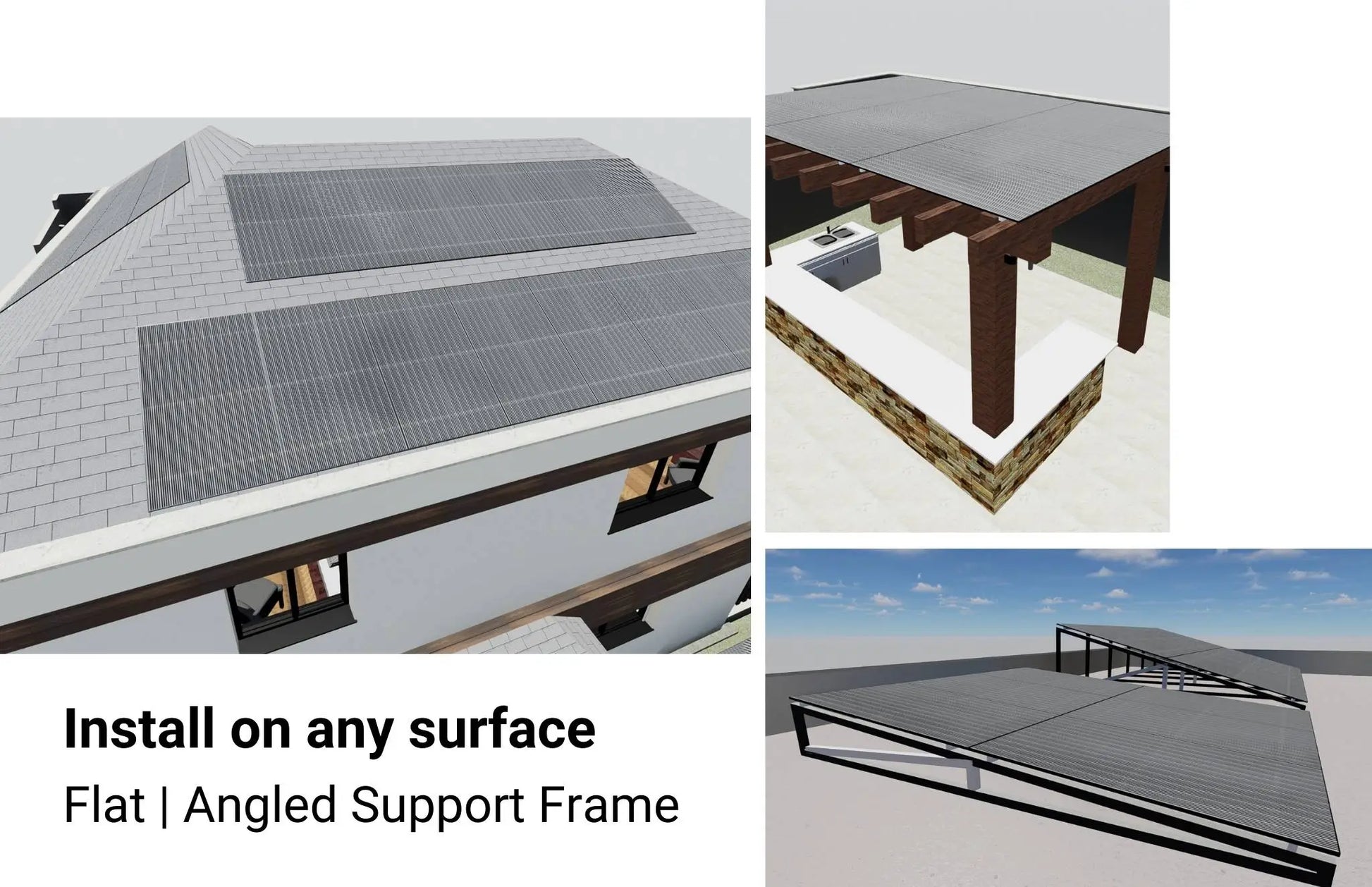 Photovoltaic Solar Panels Parametric Revit Family - structuraldetails