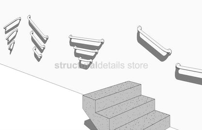 Revit Grap Bar Towel Rail Wall Based Family