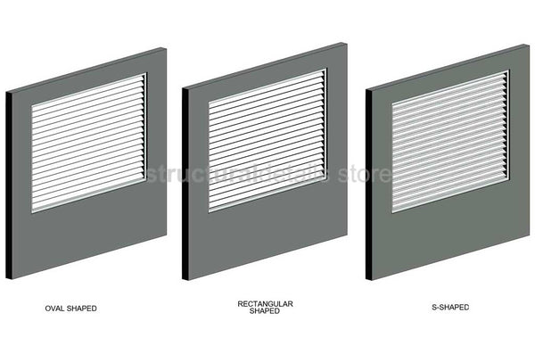 Louvre Panel Fully Parametric Wall Based Revit Family - structuraldetails