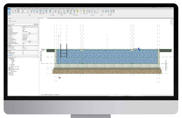 Rectangular Swimming Pools Fully Parametric Revit Family ...