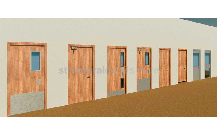 Revit Doors Families Library - structuraldetails