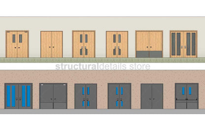 Internal Double Door