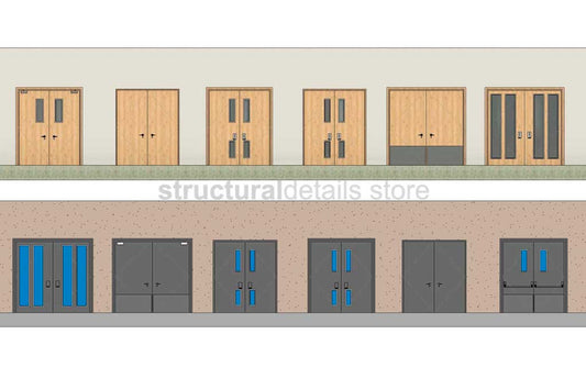 Internal Double Door