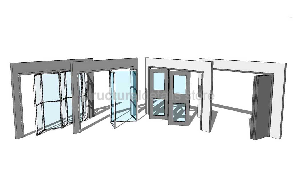 Fully Parametric Bi-Fold Doors