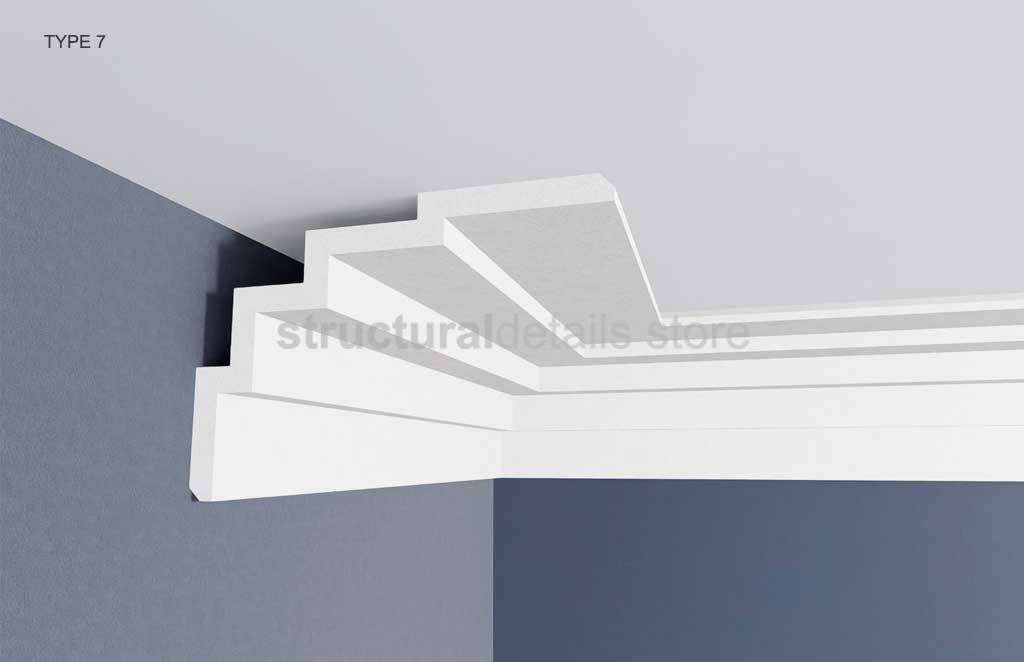 Stepped Ceiling Cornice Mouldings Revit Profiles