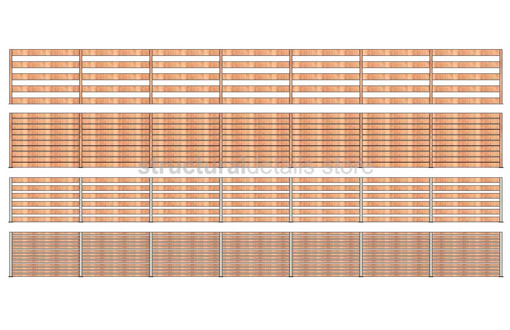 Line Based Parametric Slats Fence