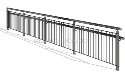 Line Based Vertical Bar Railing