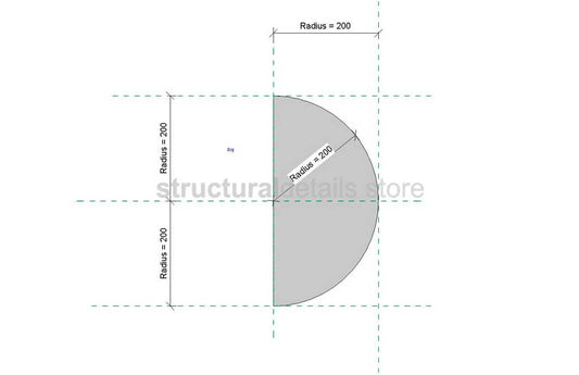 Semi Circular Column