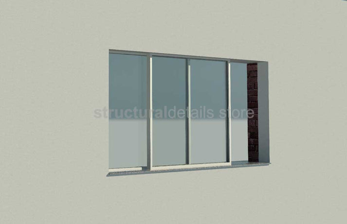 Double Sliding Window Parametric Revit Family - structuraldetails