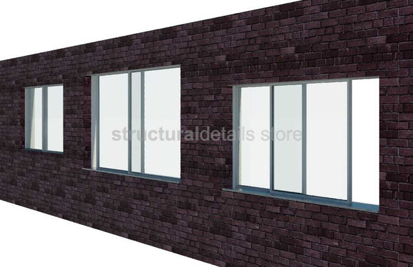 Double Sliding Window Parametric Revit Family - structuraldetails