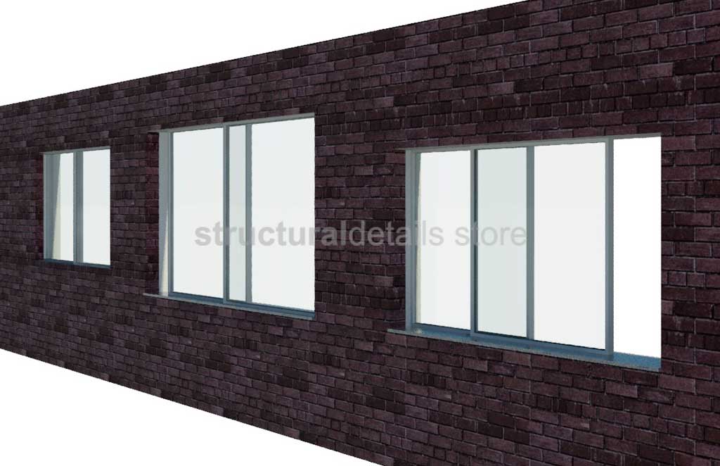 Double Sliding Window Parametric Revit Family - structuraldetails