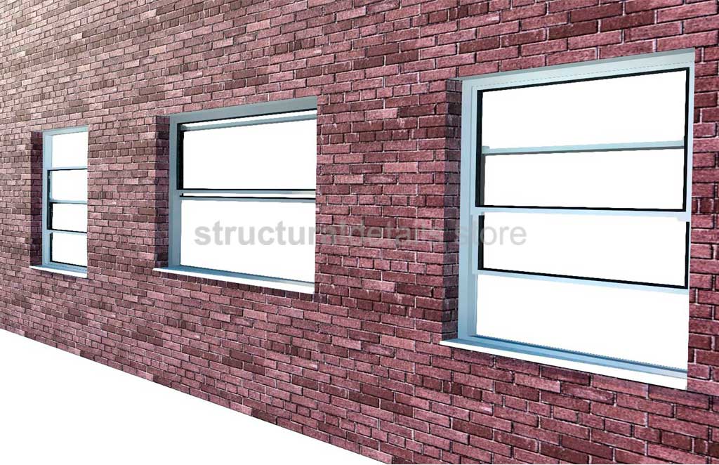 Double Hung Vertical Slide Window