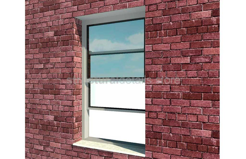 Double Hung Vertical Slide Window Parametric Revit Family ...