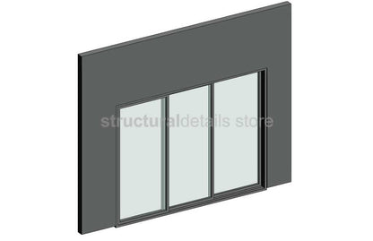 3 Panel Balcony Sliding Door