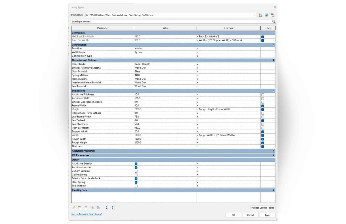 Emergency Exit Door Parametric Revit Family - structuraldetails