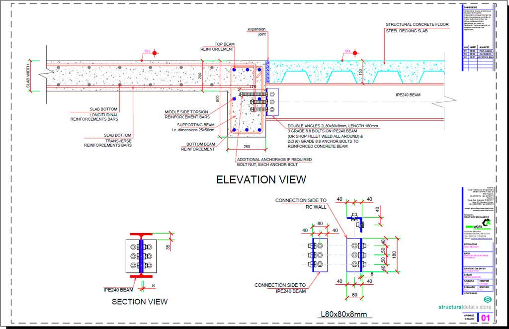 Reinforced Concrete Slab On Grade With Grade Beams