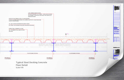 Steel Decking Concrete Floor Detail