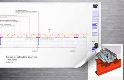 Steel Decking Concrete Floor Detail