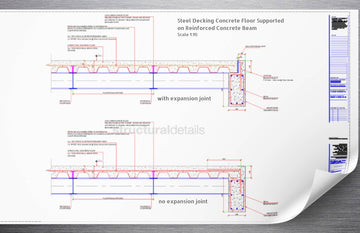 Reinforced Concrete Beams CAD drawings - structuraldetails