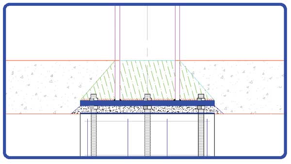 Steel Column Footing Foundation Detail