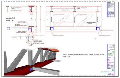 Steel Trusses Complete Set of Details