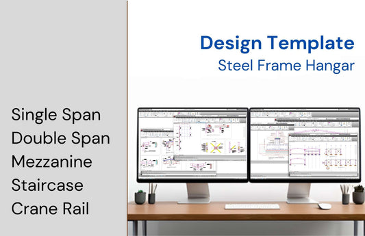 Steel Frame Hangar Complete Design Drawings