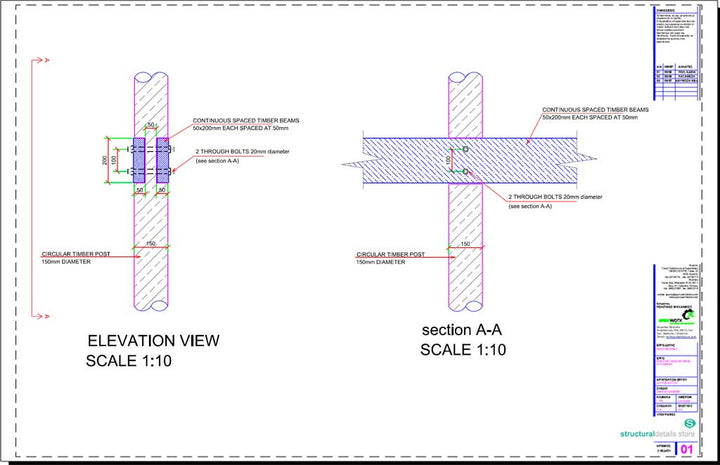 Timber Frame structural CAD detail drawings - structuraldetails – Page 2