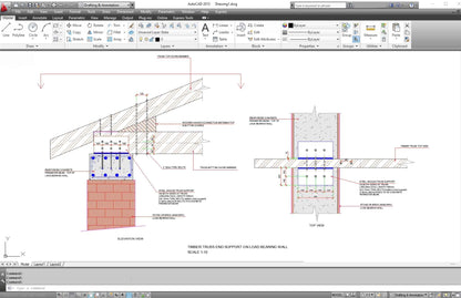 Timber Truss End Support on Load Bearing Wall