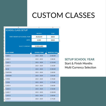 Student Attendance Excel Template